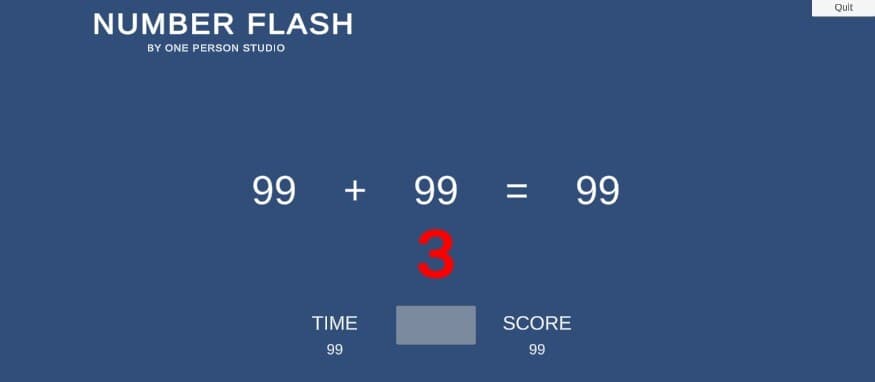 NUMBER FLASH