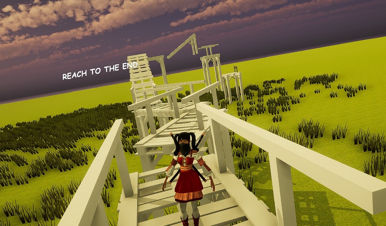 Zoey, The Parkour Jump Demo