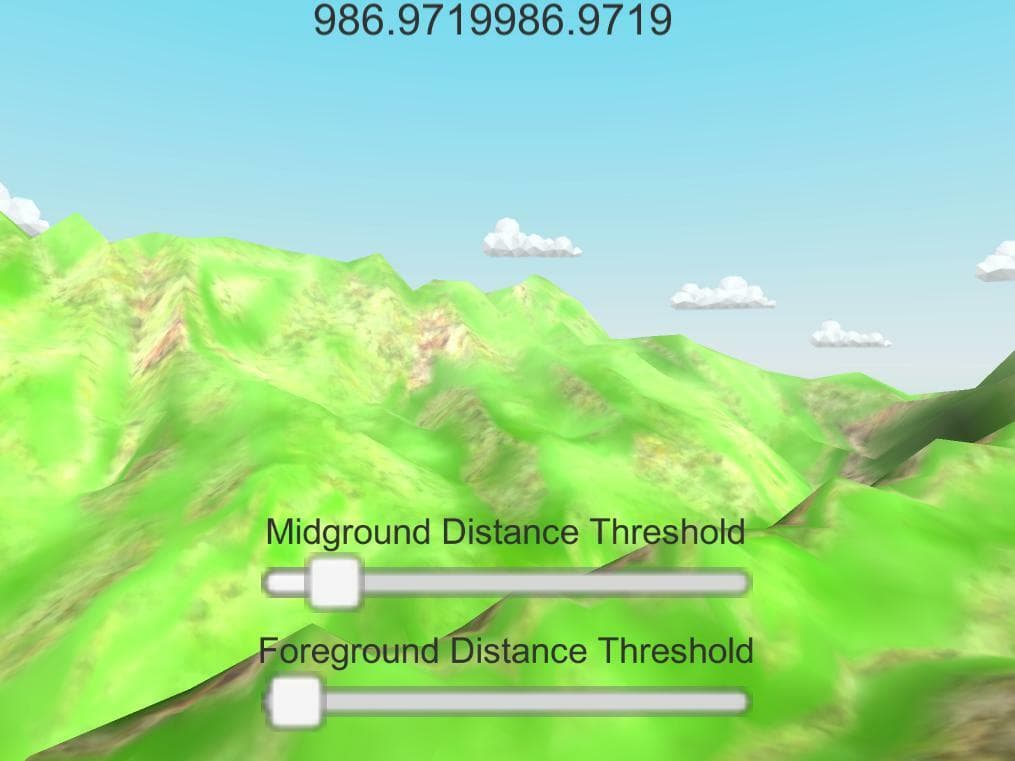 Landscape mipmapping via Bezier Tesselation