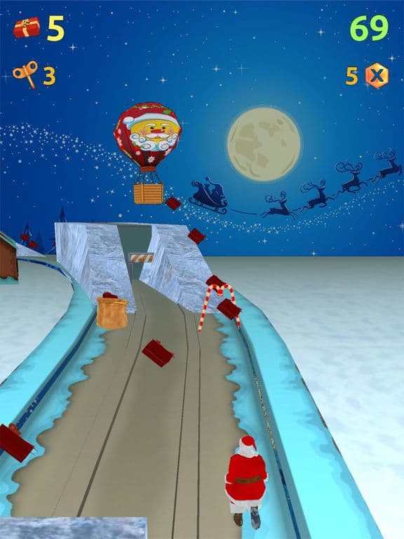 Chiristmas Santa Run 3D 2017 screenshot 3