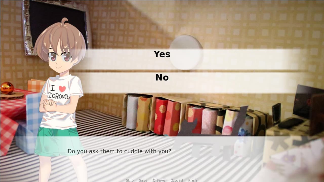I ordered a cute child robot! (I dont like that term. Im a household android.)