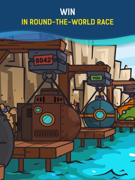 Idle Submarine: Raft to Boat screenshot 5