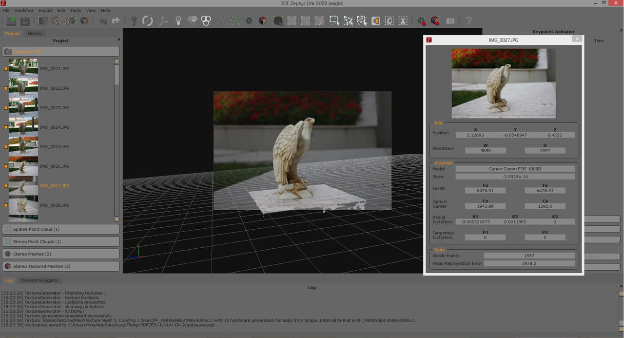 3DF Zephyr Lite screenshot 4
