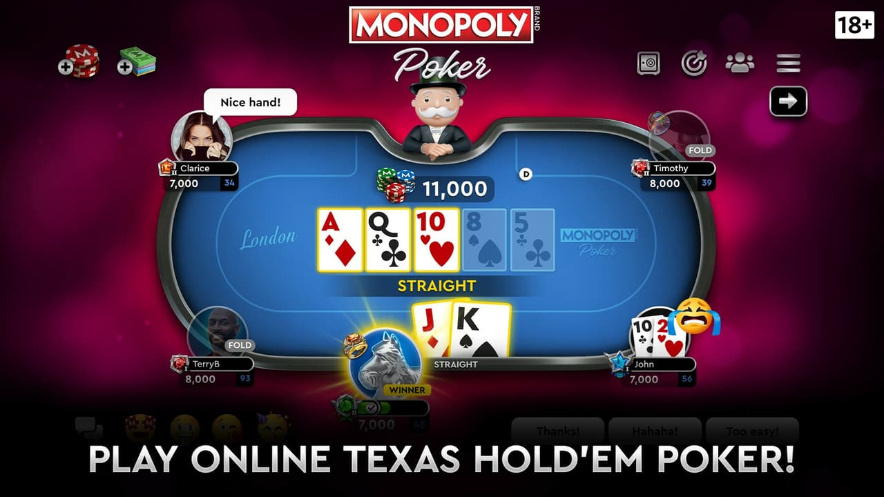 MONOPOLY Poker screenshot 2