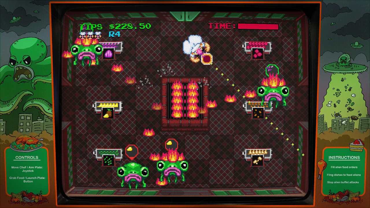 Digital Eclipse Arcade: Invasion of the Buffet Snatchers screenshot 5