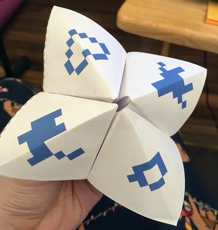 bitsy cootie catcher