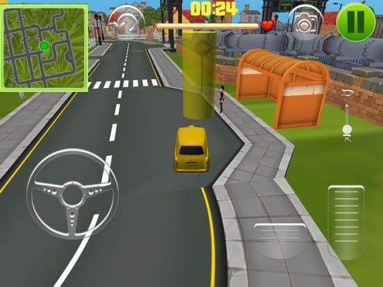 Real Taxi 3d Car Parking Simulator screenshot 2
