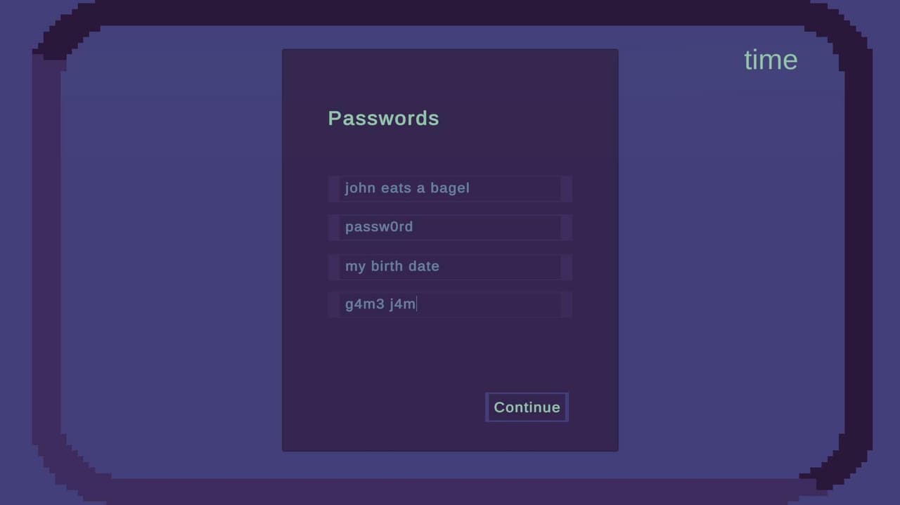 You shall not password! screenshot 2