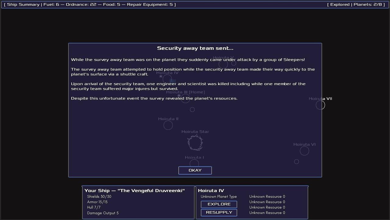 Last-ditch Voyage - Ludum Dare 34 Jam Game screenshot 4