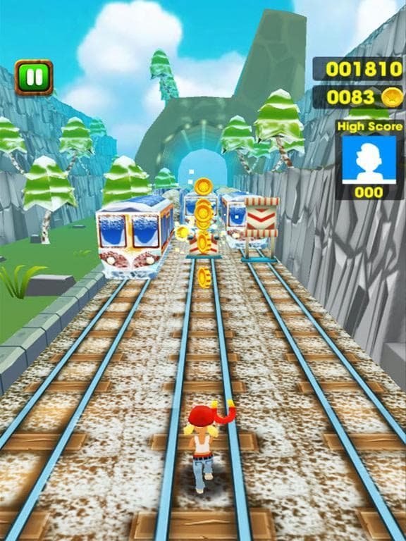 Subway Santa Running: Xmas Train Surfers screenshot 3