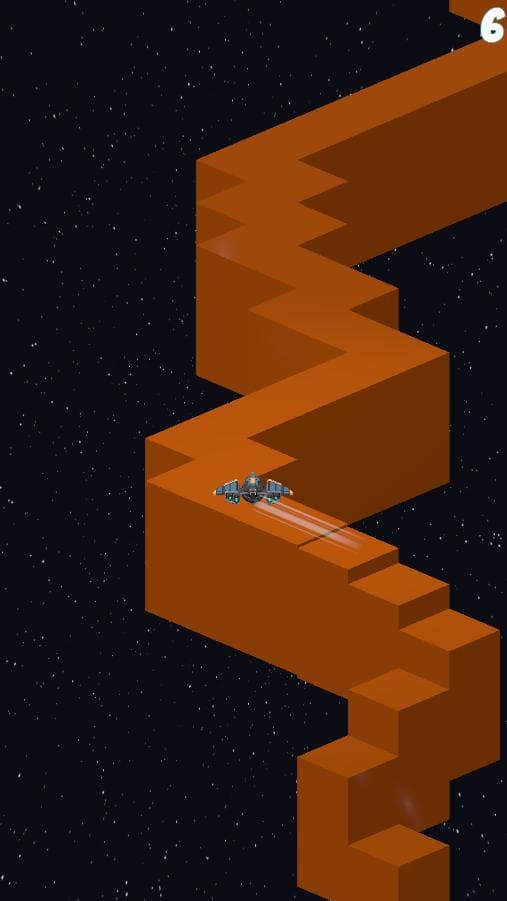 SpaceShip ZigZag Free screenshot 3