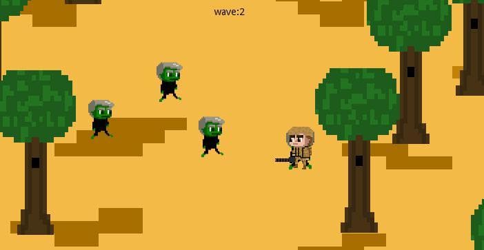 Zombie Apocalypse (itch) (Camas High School Games) screenshot 3