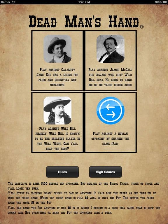 Dead Mans Hand - Wild West Poker Game screenshot 5