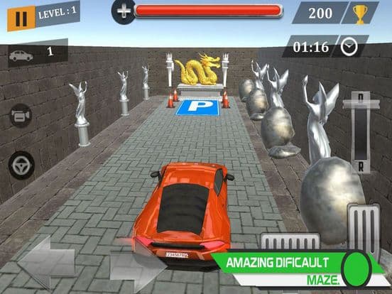 Maze Parking Car High Lever