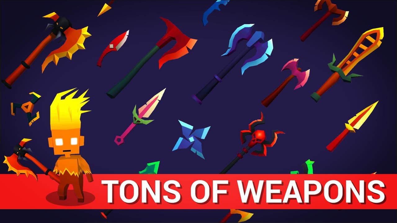 🔪 Throw io - Online io game with Axes and Knives screenshot 2