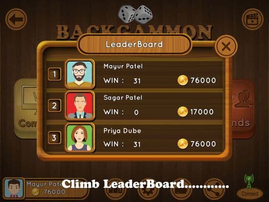 Backgammon: Multiplayer Game