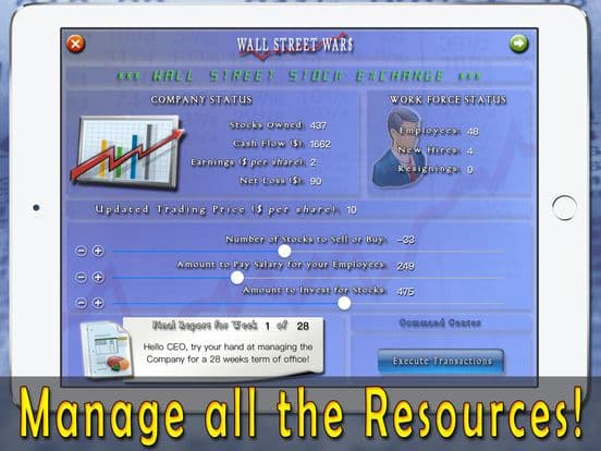 Wall Street Wars HD screenshot 3