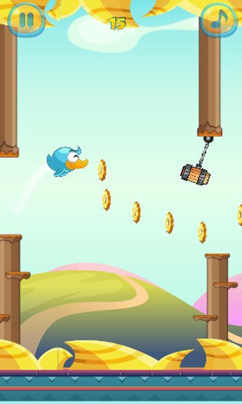 Blue Flappy Bird screenshot 6