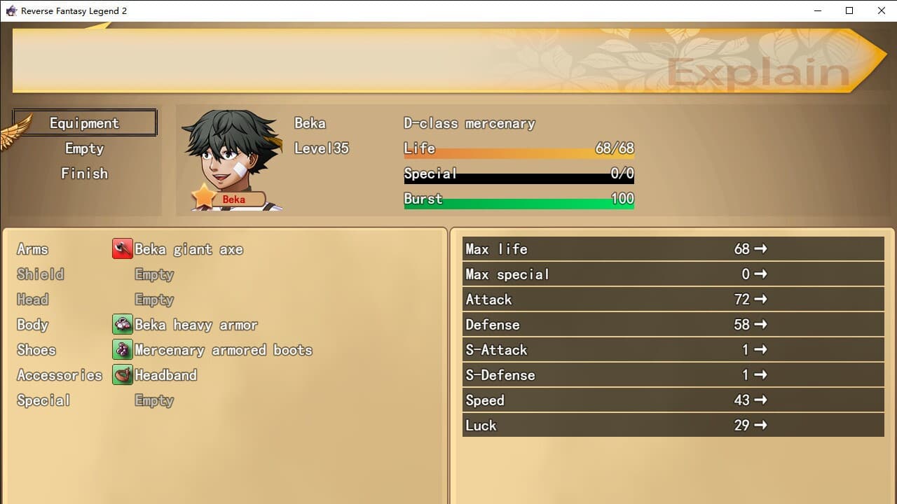 Reverse Fantasy Legend 2
