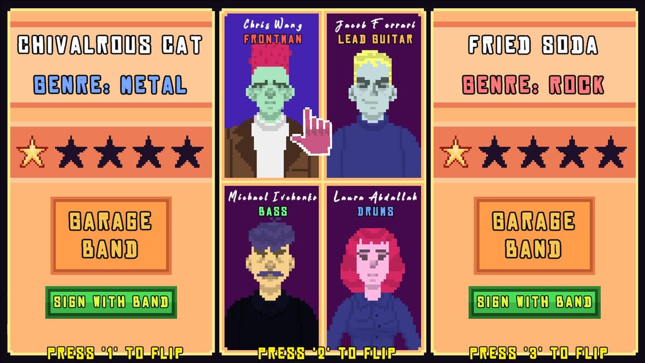 Rock Star Manager (itch) screenshot 4