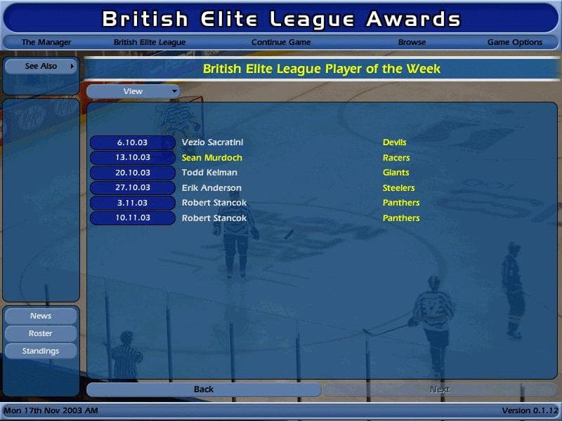 NHL Eastside Hockey Manager screenshot 4