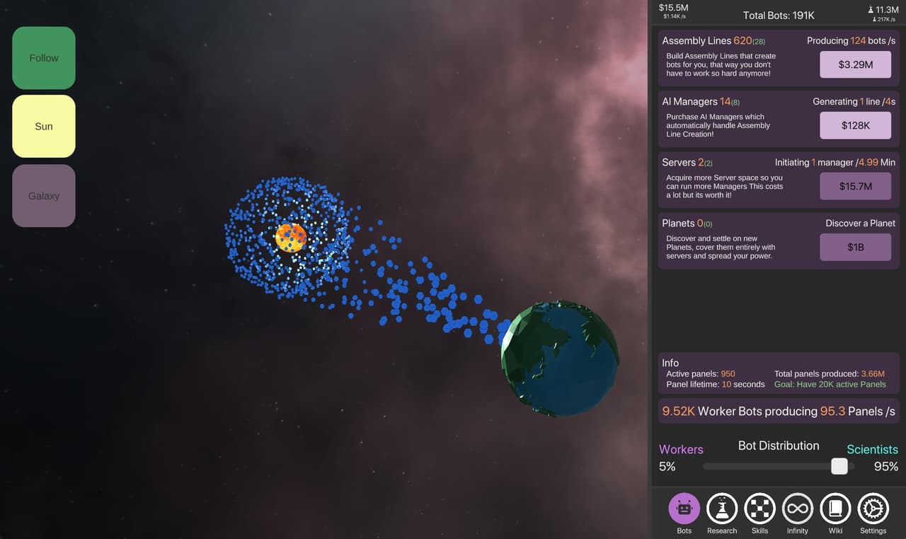 Idle Dyson Swarm screenshot 3