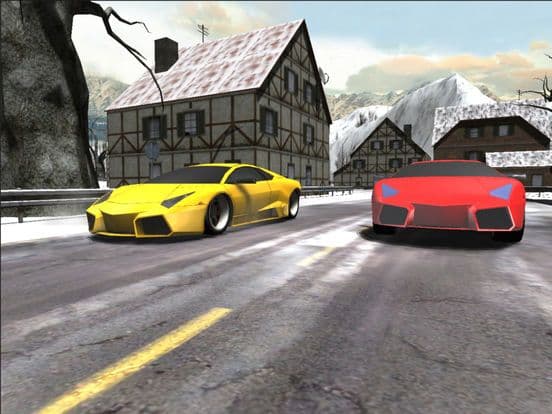 Car Racing Winter PRO screenshot 2