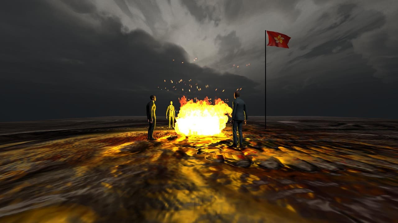 Fire, Men, Money and Flag (2018) screenshot 2
