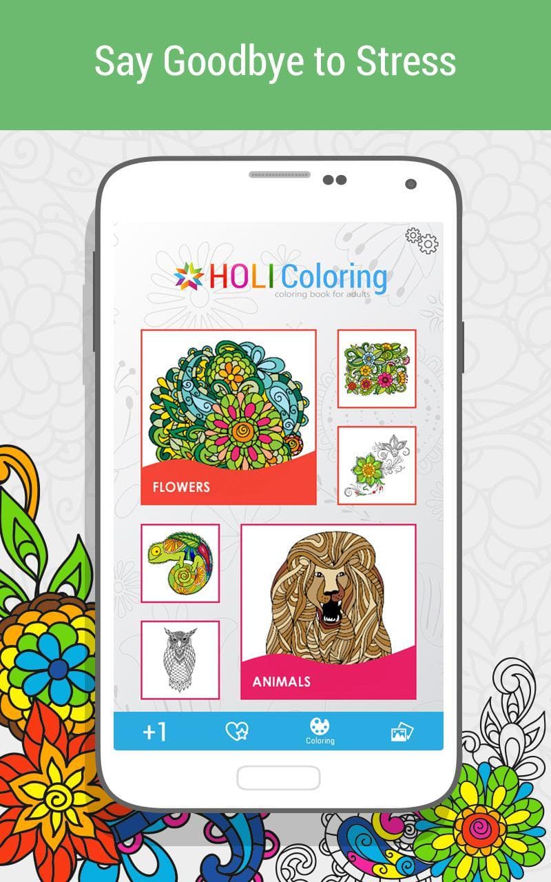 Coloring Book for Adults #HoliColoring screenshot 2