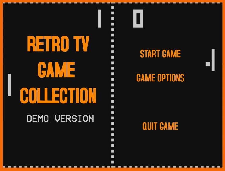 Retro TV game Collection - Demo screenshot 2