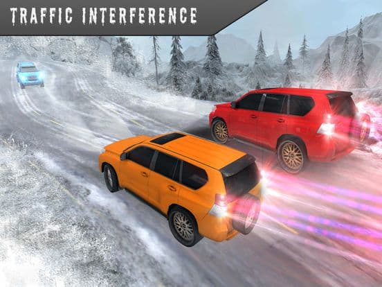 Snow Driving Simulator 3D - 4x4 Prado Driver Game screenshot 5