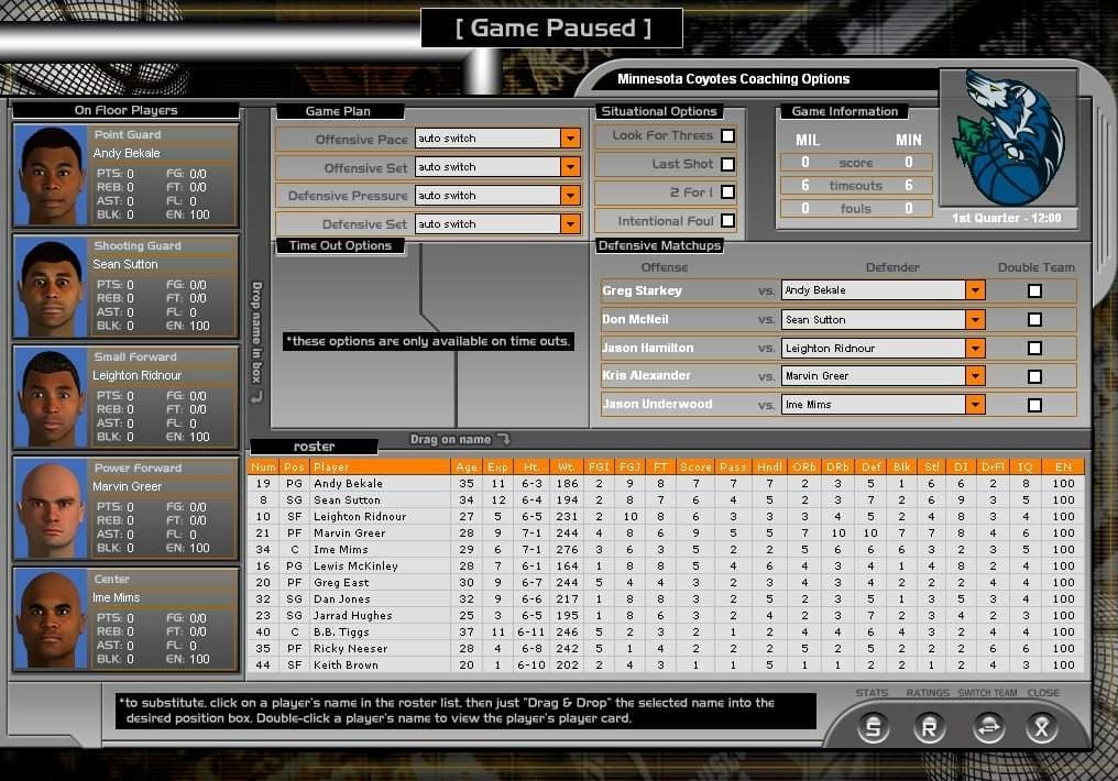 Total Pro Basketball 2005 screenshot 2