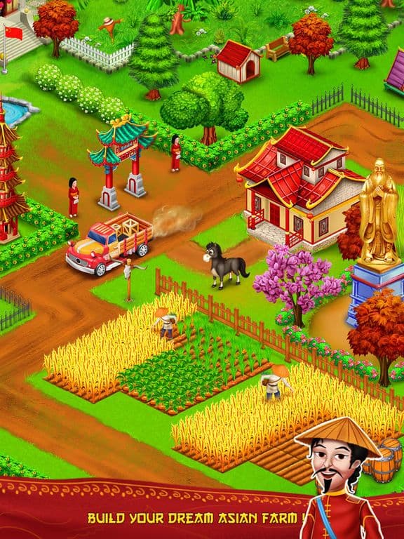 Asian Town Farmer-Offline Farm screenshot 2