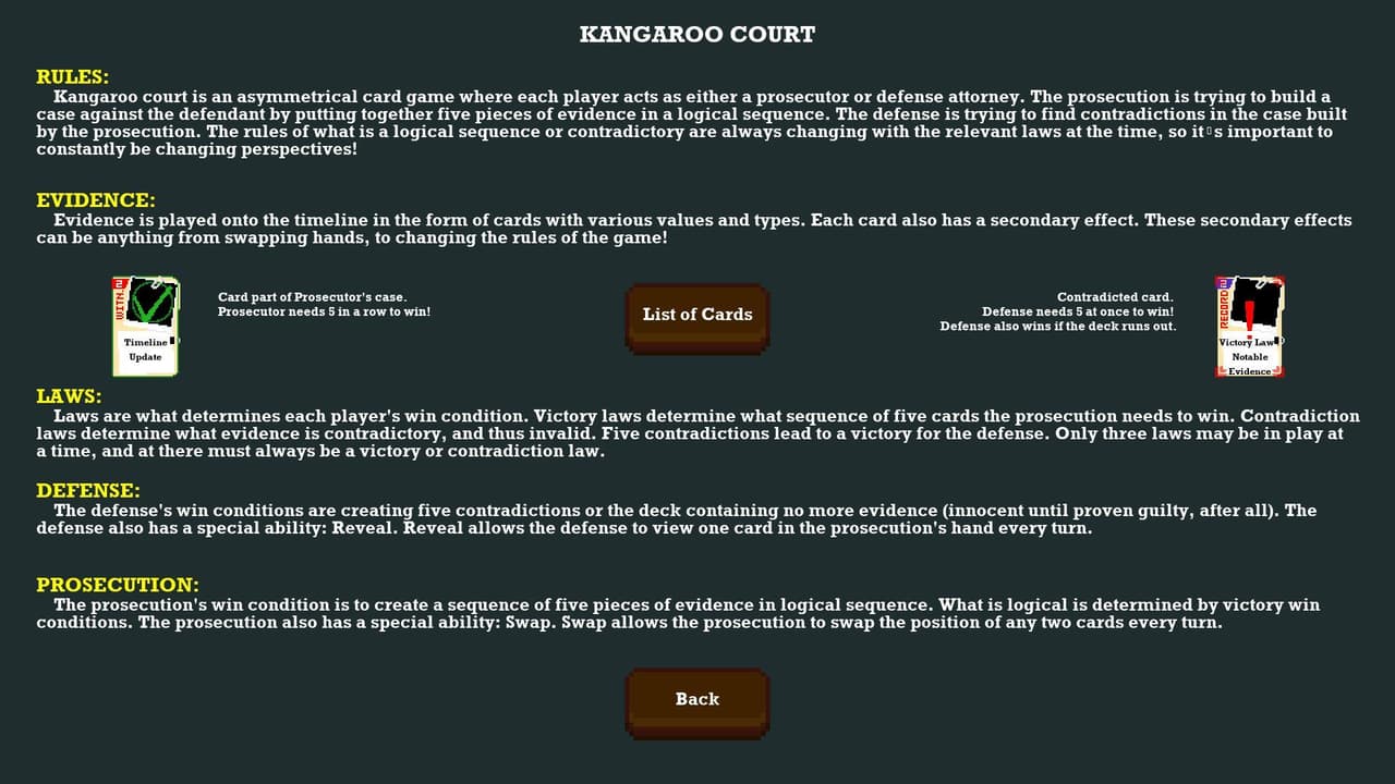 Kangaroo Court (TAGD S2020 Jam) screenshot 4