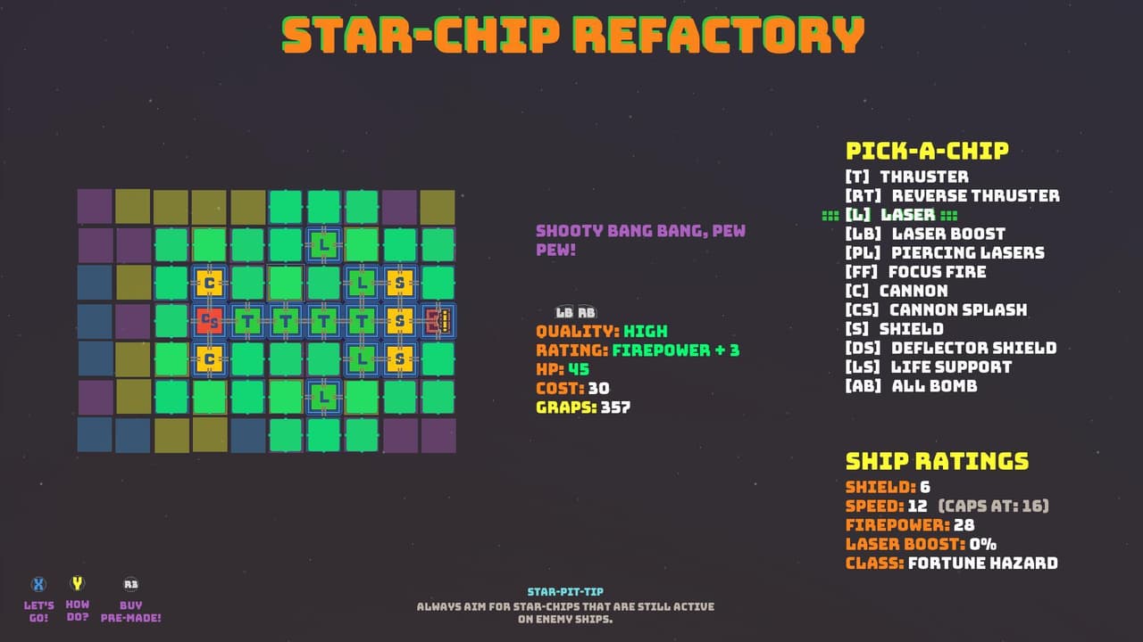 Star-Pit Starship (itch) screenshot 2