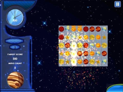 Space Star Blitz - Crazy Galaxy Match Mania Free screenshot 2