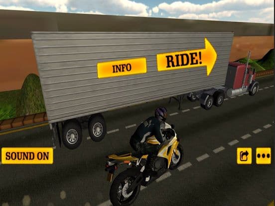 Bike Rider Highway Stunt Racing Attack screenshot 2