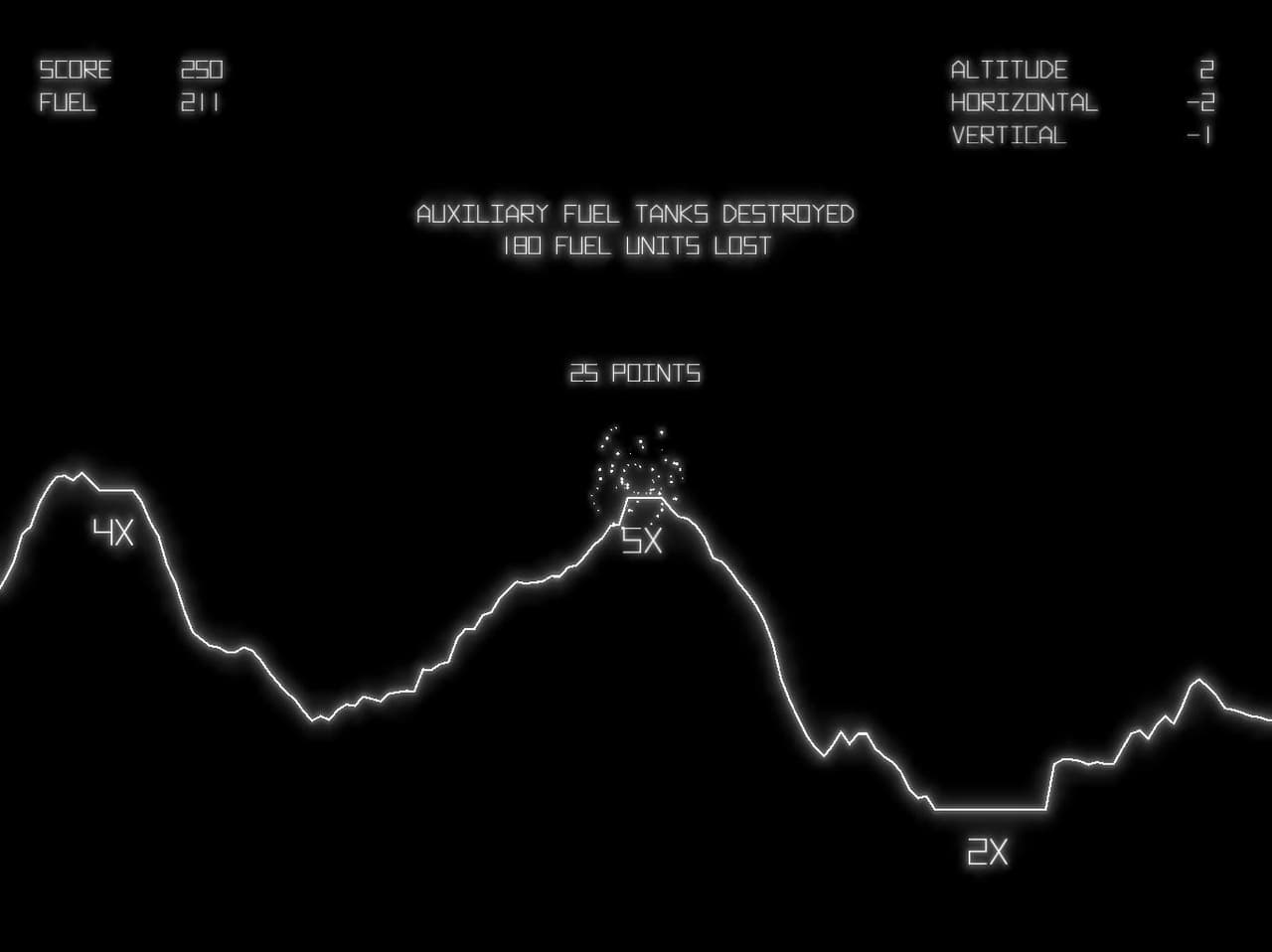 Lunar Lander (itch) (Burden) screenshot 3