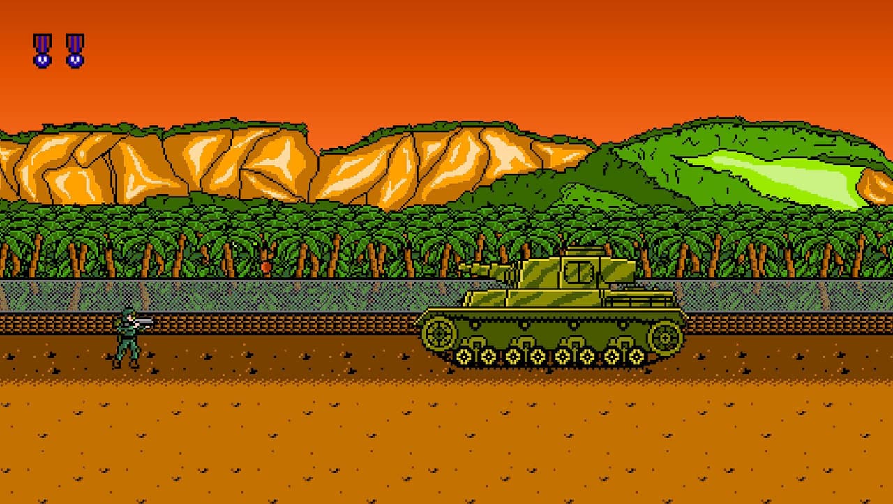 2D NES Style Shooter like Contra screenshot 3
