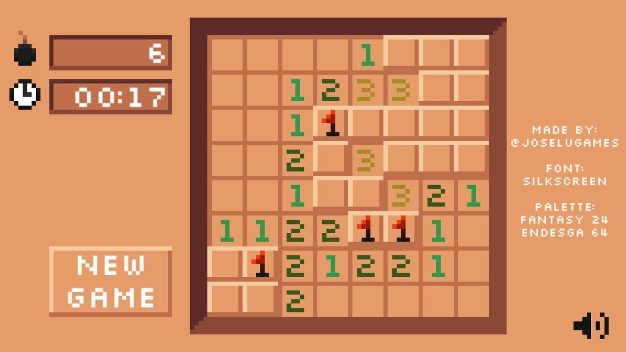 Pixel Minesweeper (JoseluGames) screenshot 2