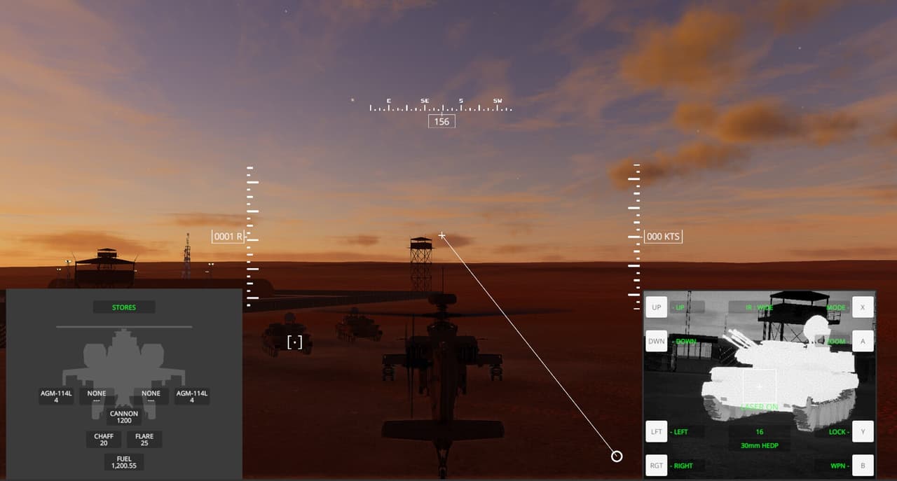 Helicopter Gunship DEX