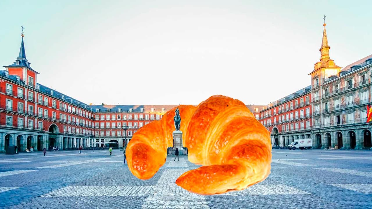 Un croisaint en Madrid