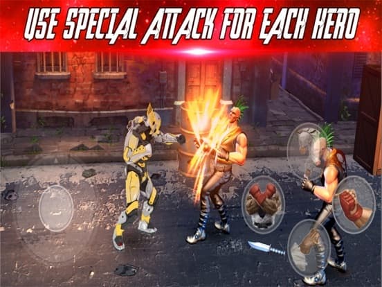 Flying Iron Robot City Rescue screenshot 2