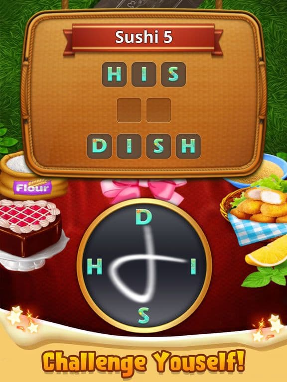 Cooking Word Find Puzzle Games screenshot 3