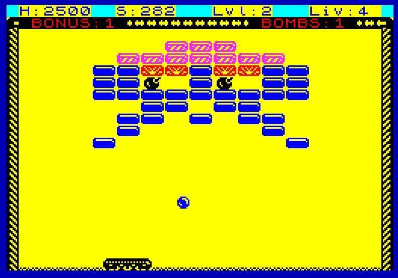 Brickz! (DEMO) ZX Spectrum Next screenshot 4