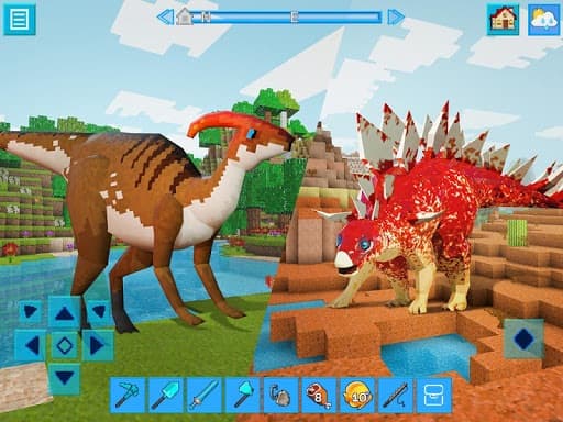 RaptorCraft 3D: Survival Craft ► Dangerous Worlds screenshot 4