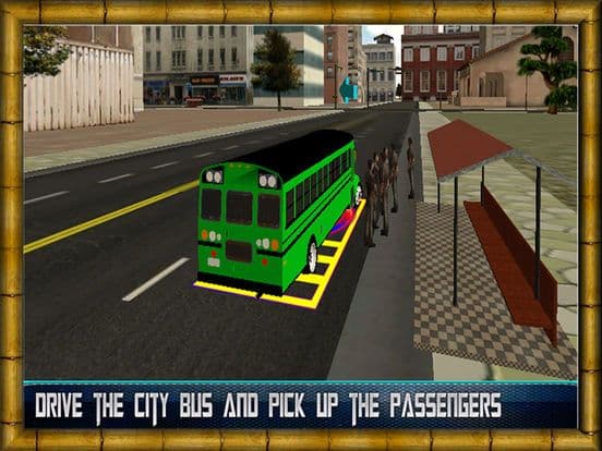 City Bus Driving Simulator 2016 - Real passengers pick & drop driver traffic parking Sim screenshot 4