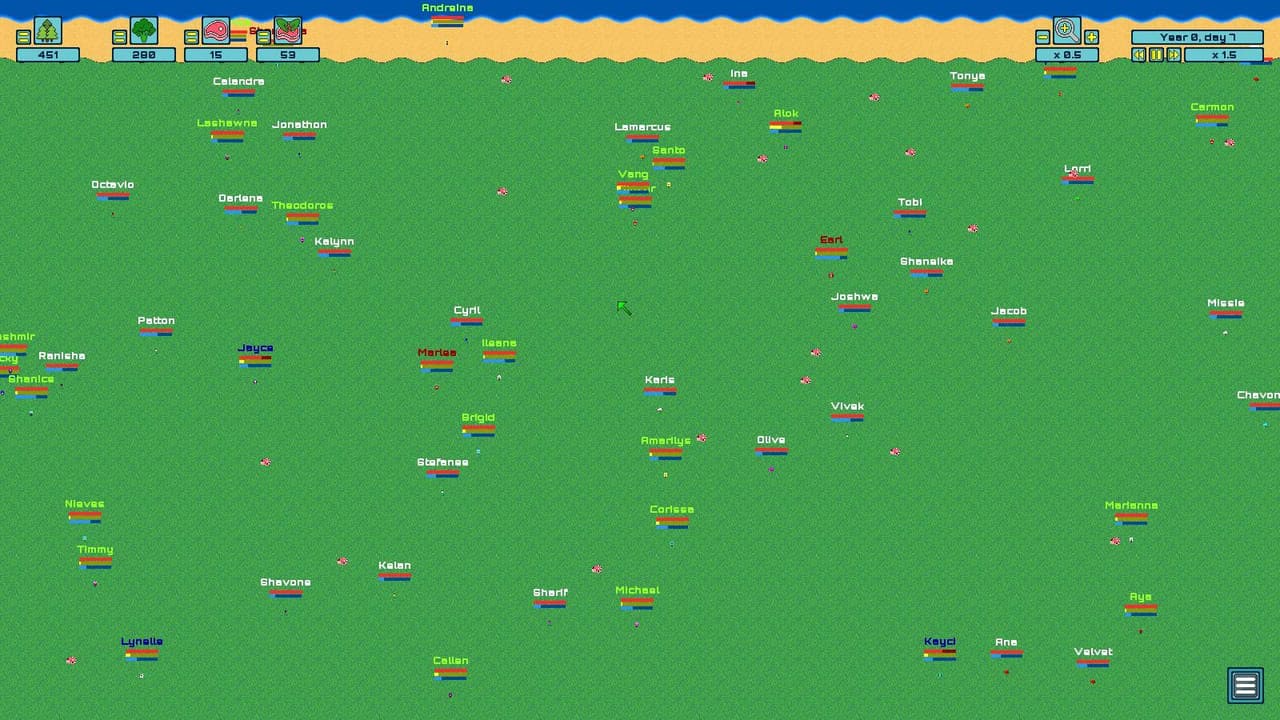 E-Genes - Life Evolution Simulator screenshot 4