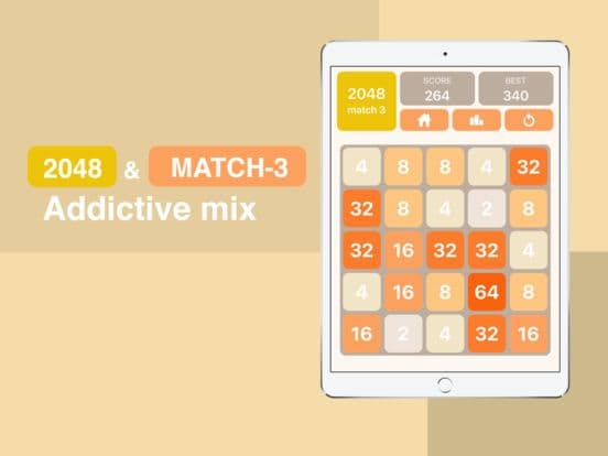 2048 match 3 screenshot 2