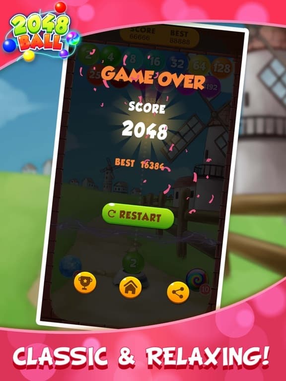 2048 Balls: Merge Magic Bubble screenshot 5